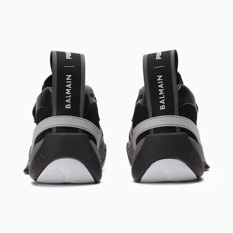 Giày Puma X Balmain Court Basketball Shoes Nam Đen