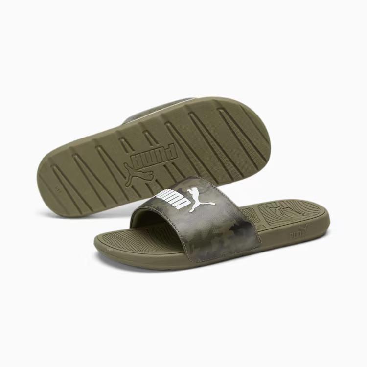 Dép Puma Cool Cat 2.0 Camo Slides Nam Xanh