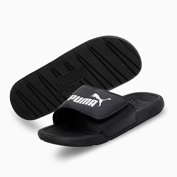 Dép Puma Cool Cat 2.0 Slides Nam Đen Trắng