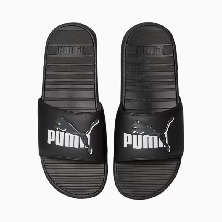 Dép Puma Cool Cat Leap Men Slides Nam Đen Trắng