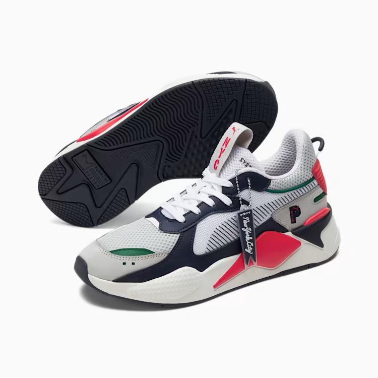 Giày Puma Nyc Rs-X Park Flagship Nam Xám Đen Đỏ