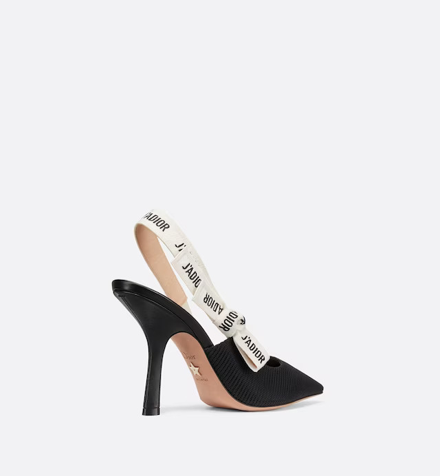 Giày Cao Gót Dior J'Adior Slingback Pump Nữ Đen