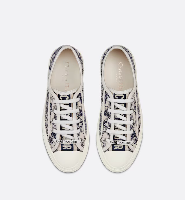 Giày Dior Walk'n'Dior Sneaker Nữ Đen Trắng