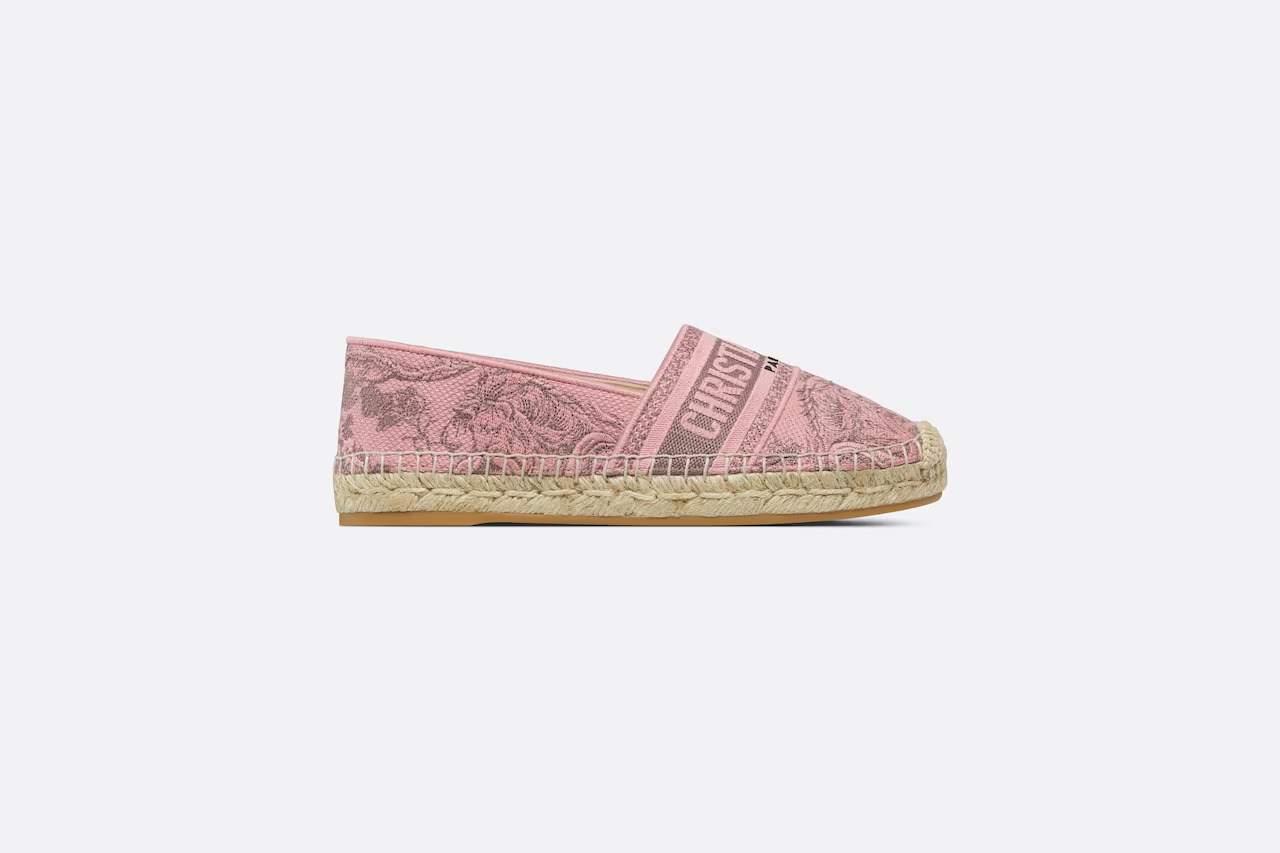 Giày Dior Granville Espadrille Nữ Hồng