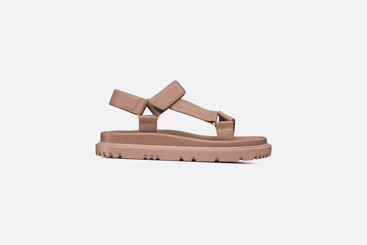 Dép Dior D-Wave Sandal Nữ Hồng