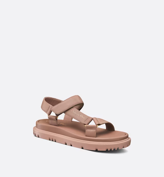 Dép Dior D-Wave Sandal Nữ Hồng