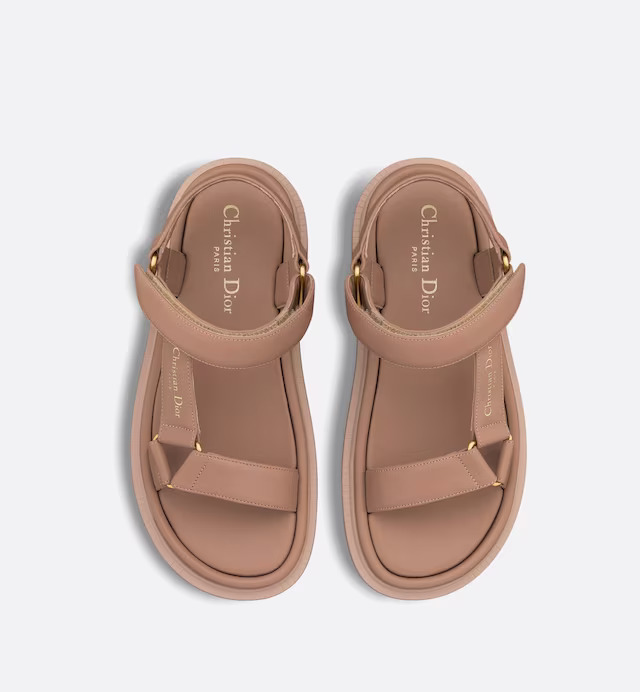 Dép Dior D-Wave Sandal Nữ Hồng