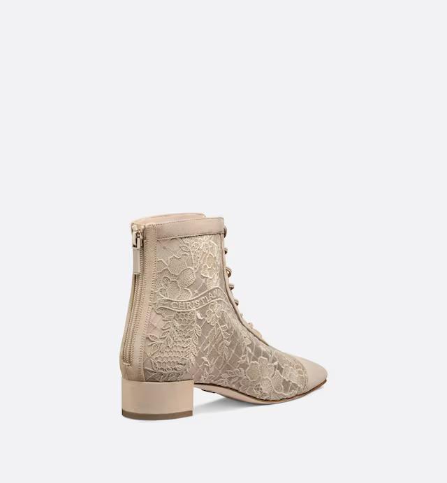 Giày Dior Naughtily-D Ankle Boot Nữ Be