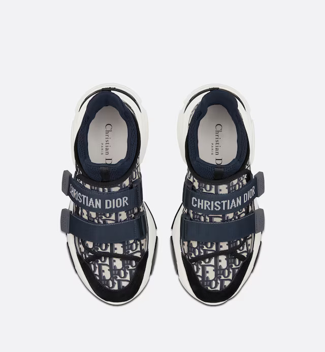 Giày Dior D-Wander Sneaker Nữ Xanh Dương Be