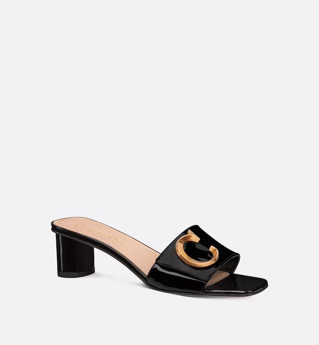 Guốc C'est Dior Heeled Slide Nữ Đen