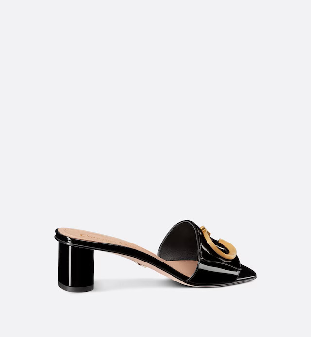 Guốc C'est Dior Heeled Slide Nữ Đen