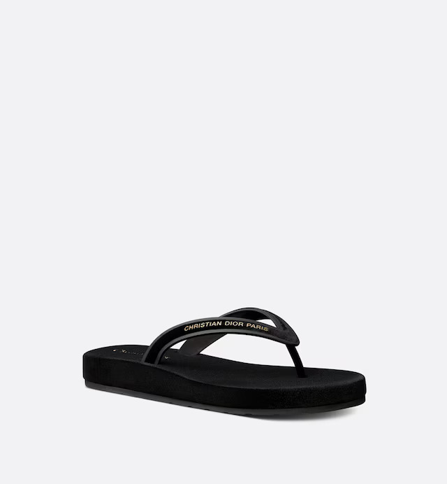 Dép Dior Diorsea Thong Sandal Nữ Đen