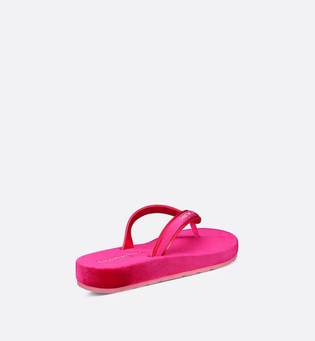 Dép Dior Diorsea Thong Sandal Nữ Hồng 