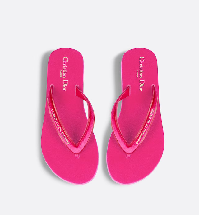 Dép Dior Diorsea Thong Sandal Nữ Hồng 