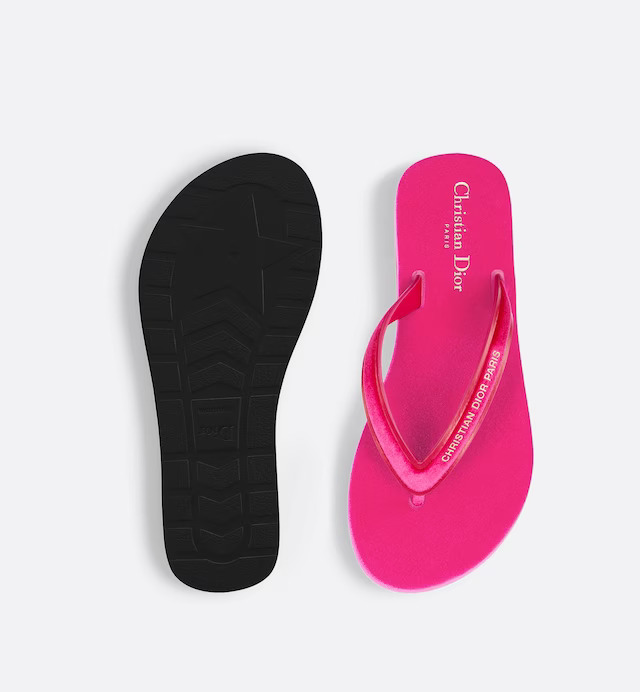 Dép Dior Diorsea Thong Sandal Nữ Hồng 