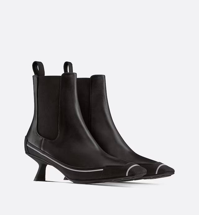Boot Dior D-Motion Heeled Ankle Nữ Đen