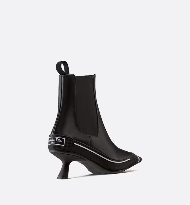 Boot Dior D-Motion Heeled Ankle Nữ Đen