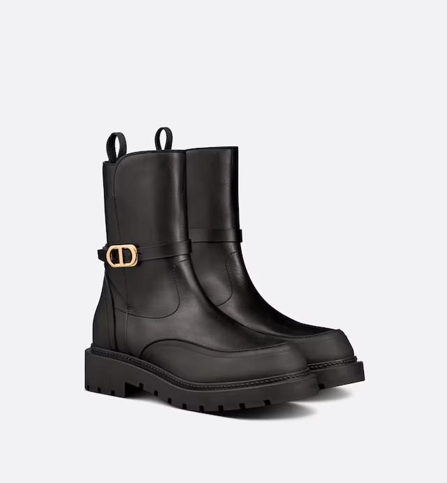 Boot Dior Empreinte Ankle Nữ Đen