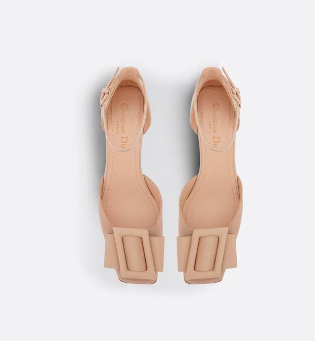 Giày Cao Gót Dior Idylle Pump Nữ Nude