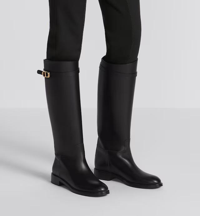 Boot Dior Empreinte Nữ Đen