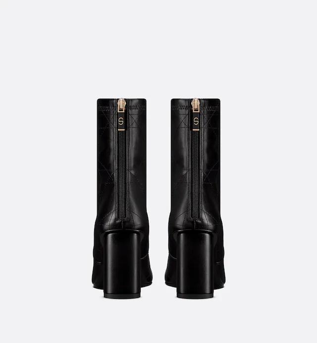 Boot Dior D-Shadow Heeled Ankle Nữ Đen 