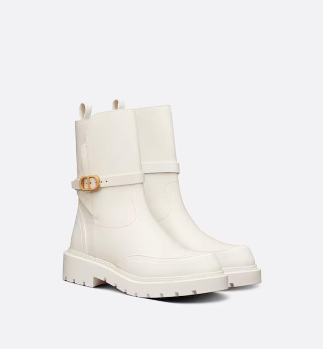 Boot Dior Empreinte Ankle Nữ Trắng