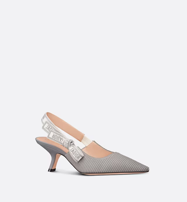 Giày Cao Gót Dior J'Adior Slingback Pump Nữ Xám