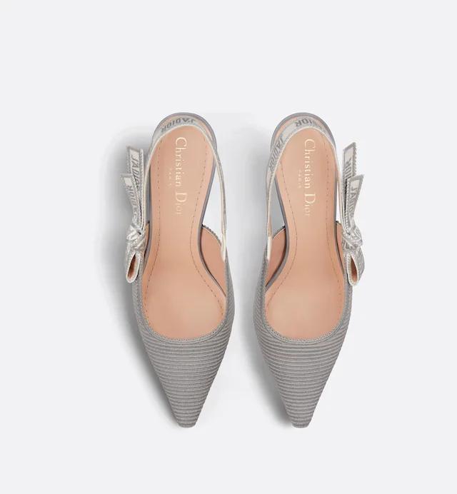 Giày Cao Gót Dior J'Adior Slingback Pump Nữ Xám