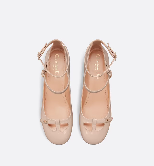 Giày Cao Gót Aime Dior Pump Nữ Nude