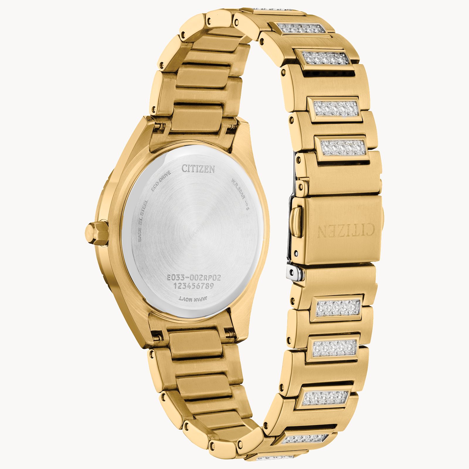 Đồng Hồ Citizen Silhouette Crystal Nữ Vàng