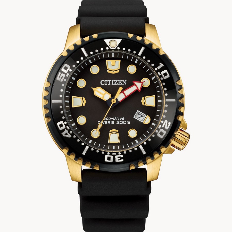 Đồng Hồ Citizen Promaster Dive Nữ Đen Vàng