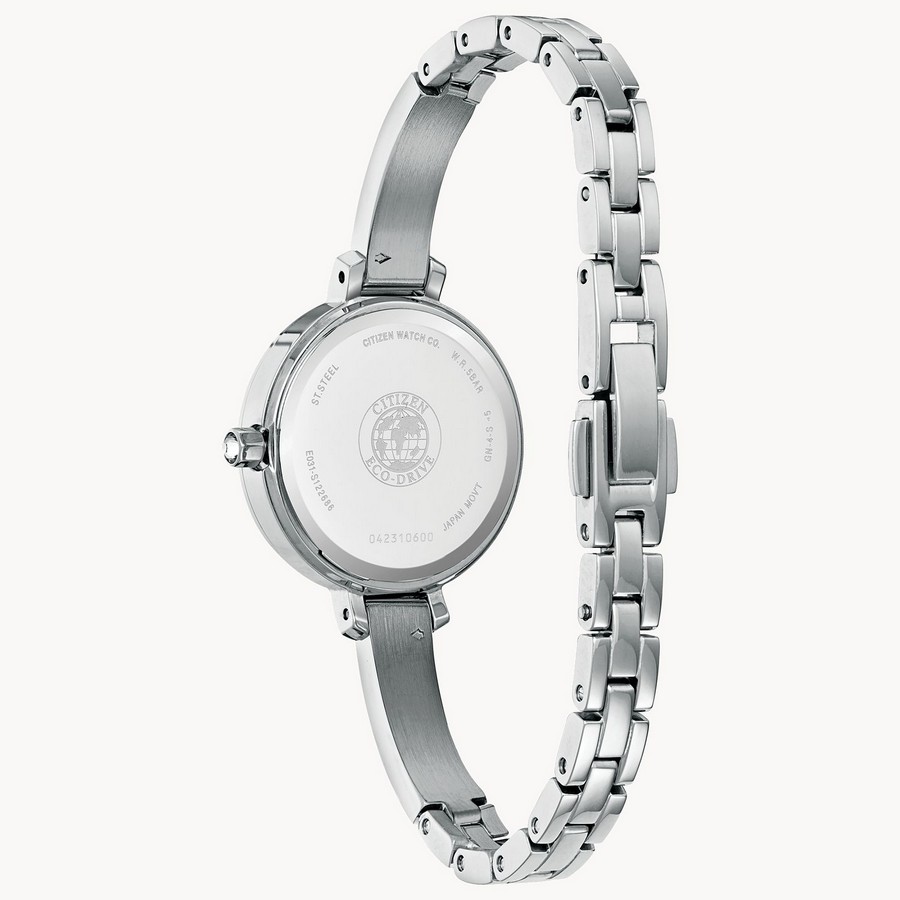 Đồng Hồ Citizen Silhouette Crystal Nữ Bạc 25mm