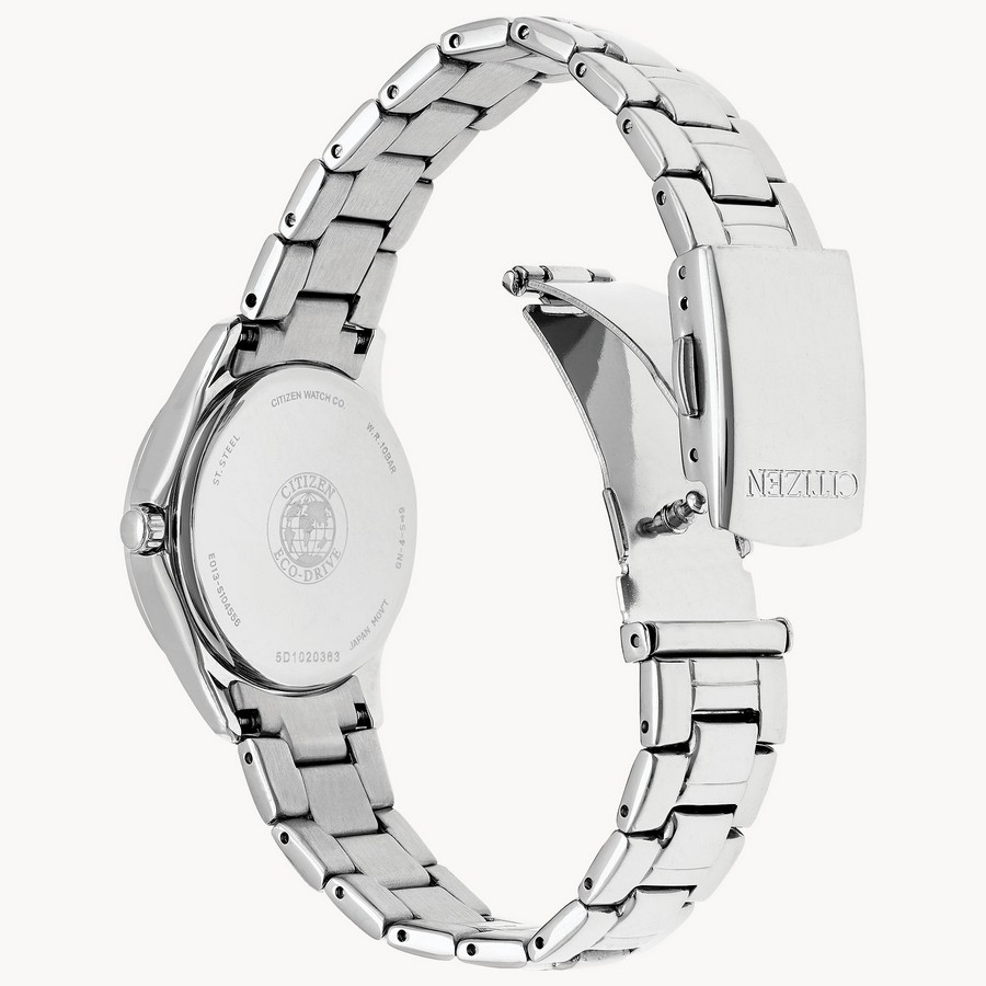 Đồng Hồ Citizen Silhouette Crystal Nữ Bạc Hồng