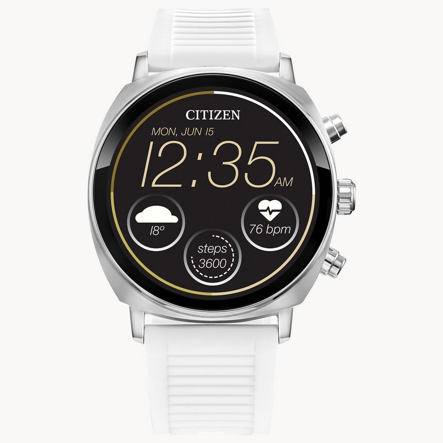 Đồng Hồ Citizen CZ Smart Touchscreen Nữ Trắng Đen