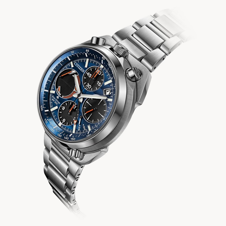 Đồng Hồ Citizen Promaster Tsuno Chrono Racer Nam Bạc Xanh Dương