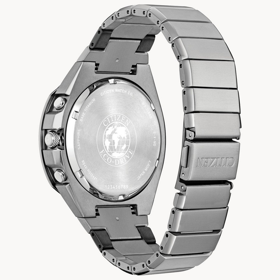 Đồng Hồ Citizen Super Titanium Armor Nam Bạc Đen