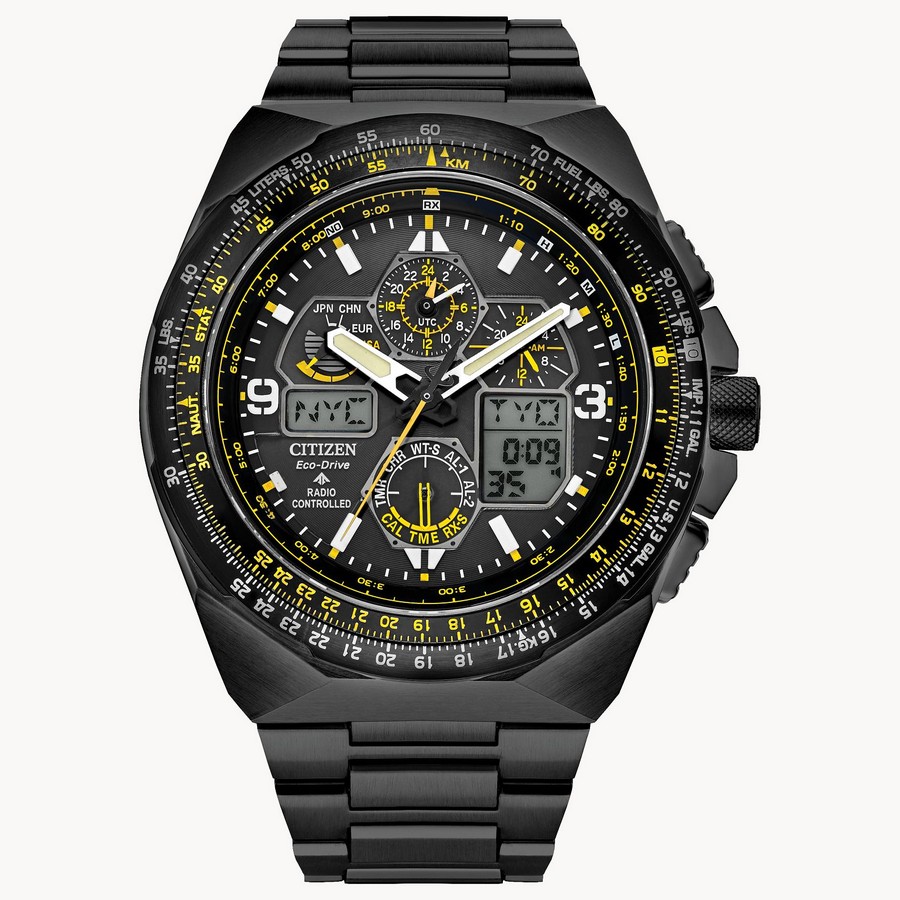 Đồng Hồ Citizen Promaster Skyhawk A-T Nam Đen Vàng