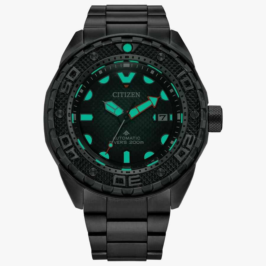 Đồng Hồ Citizen Promaster Dive Automatic Nam Xám Đen