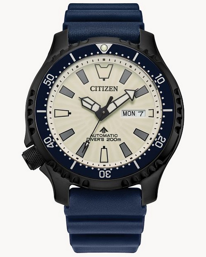 Đồng Hồ Citizen Promaster Dive Automatic Nam Xanh Dương Đậm