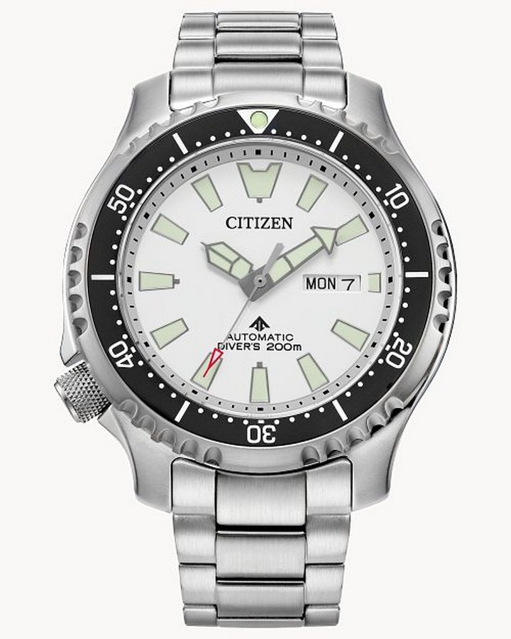 Đồng Hồ Citizen Promaster Dive Automatic Nam Bạc Đen