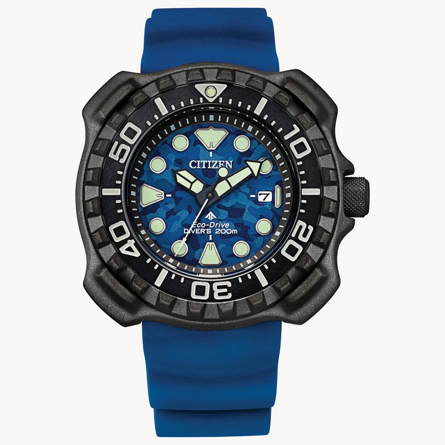 Đồng Hồ Citizen Promaster Dive Nam Đen Xanh Biển Đậm