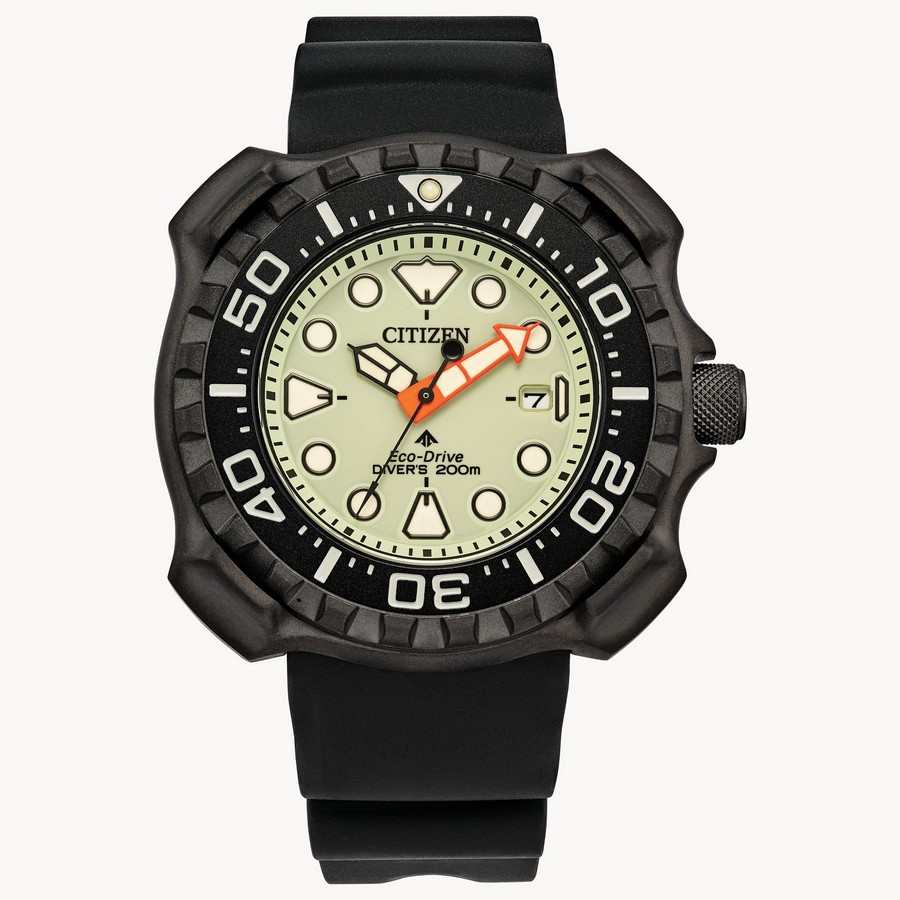 Đồng Hồ Citizen Promaster Dive Nam Đen Xanh Nhạt 