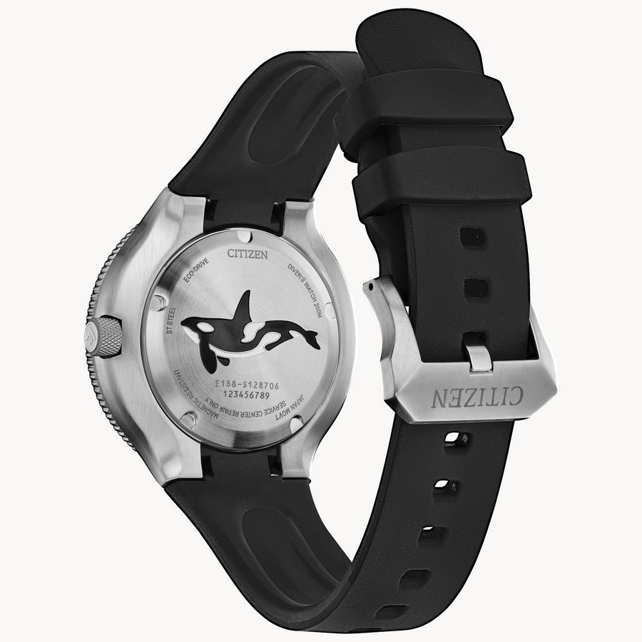 Đồng Hồ Citizen Promaster Dive Nam Đen Xám Đỏ