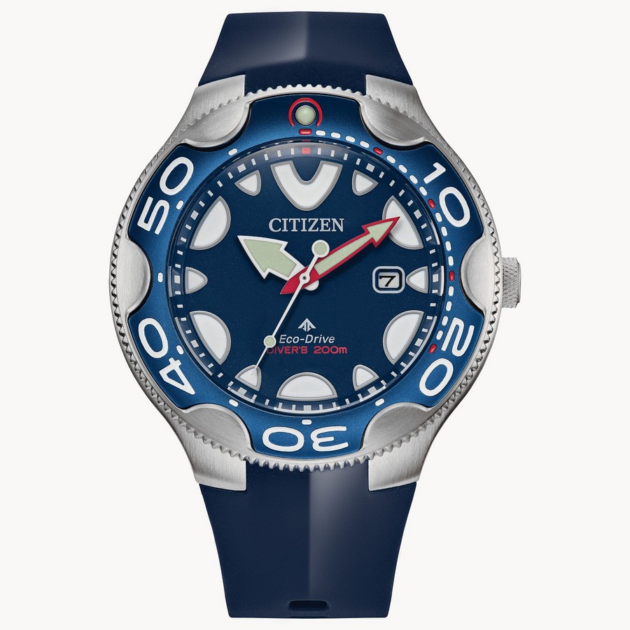 Đồng Hồ Citizen Promaster Dive Nam Đen Xanh Dương Bạc