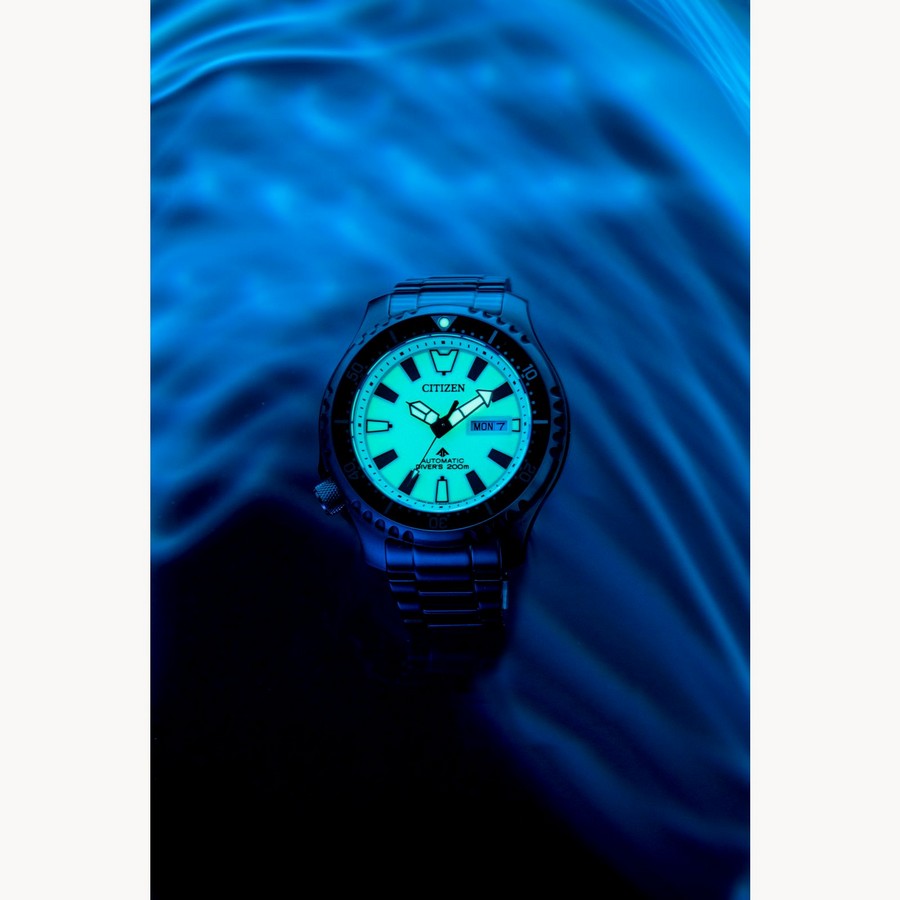 Đồng Hồ Citizen Promaster Dive Automatic Nam Đen Xanh Nhạt