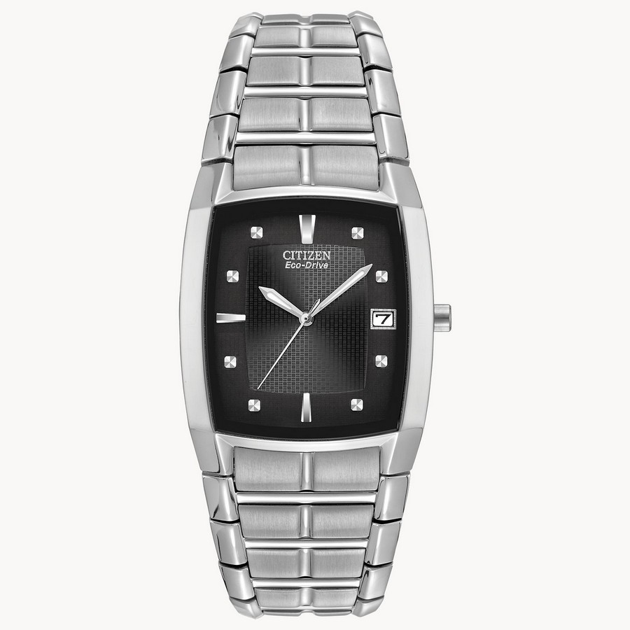 Đồng Hồ Citizen Paradigm Nam Bạc Đen 33x31mm