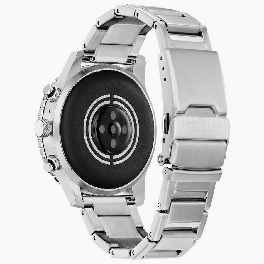 Đồng Hồ Citizen CZ Smart Touchscreen Nam Bạc Đen 44mm