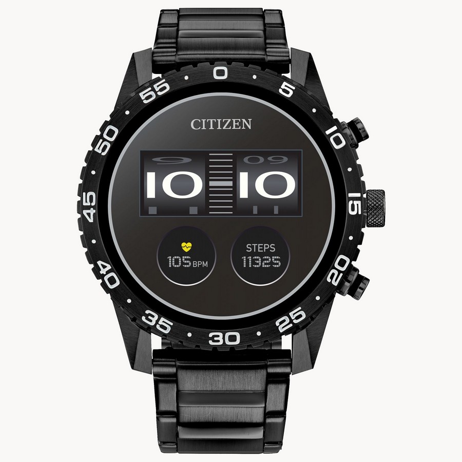 Đồng Hồ Citizen CZ Smart Touchscreen Nam Đen 44mm