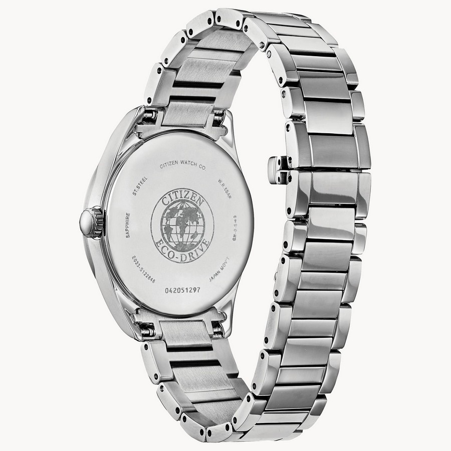 Đồng Hồ Citizen Arezzo Nữ Bạc Đen 32mm