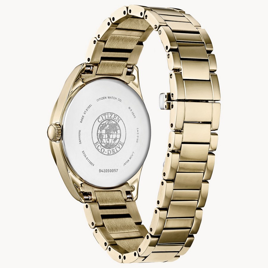 Đồng Hồ Citizen Arezzo Nữ Vàng Trắng 32mm